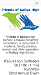 Mobile Screenshot of friendsofkailuahigh.com