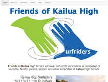 Tablet Screenshot of friendsofkailuahigh.com